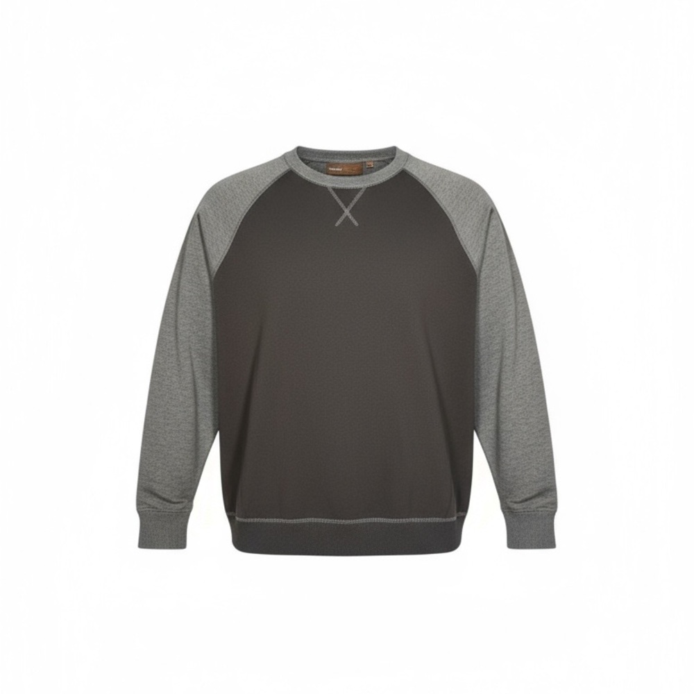 Perry Ellis NWT pullover brown neutral knit contemporary men sweater extra large